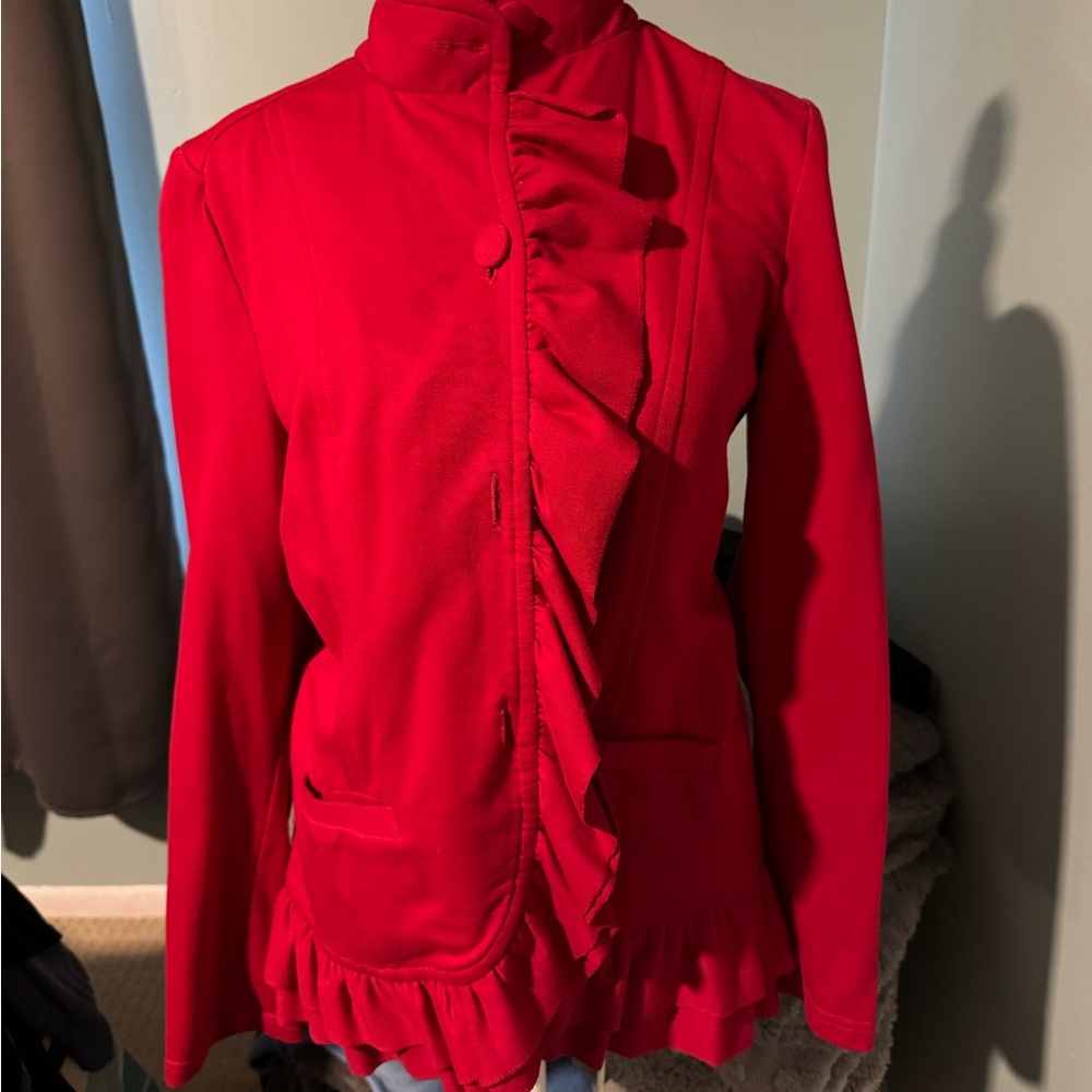 Kut From the Kloth ruffled blazer. Great condition, size Medium